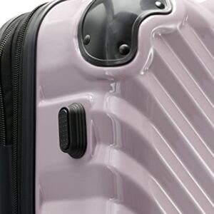 Karl Lagerfeld Paris Women's Suitcase Spinner Wheels Hardside, Lilac, One Size