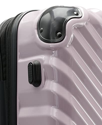 Karl Lagerfeld Paris Women's Suitcase Spinner Wheels Hardside, Lilac, One Size