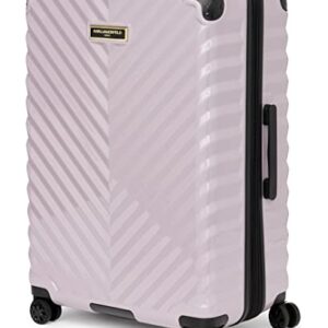 Karl Lagerfeld Paris Women's Suitcase Spinner Wheels Hardside, Lilac, One Size