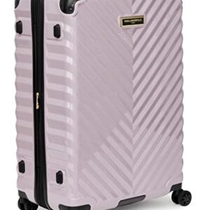 Karl Lagerfeld Paris Women's Suitcase Spinner Wheels Hardside, Lilac, One Size