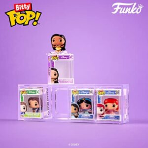 Funko Bitty Pop! Disney Princess Mini Collectible Toys 4-Pack - Peasant Belle, Pocahontas, Jasmine & Mystery Chase Figure (Styles May Vary)