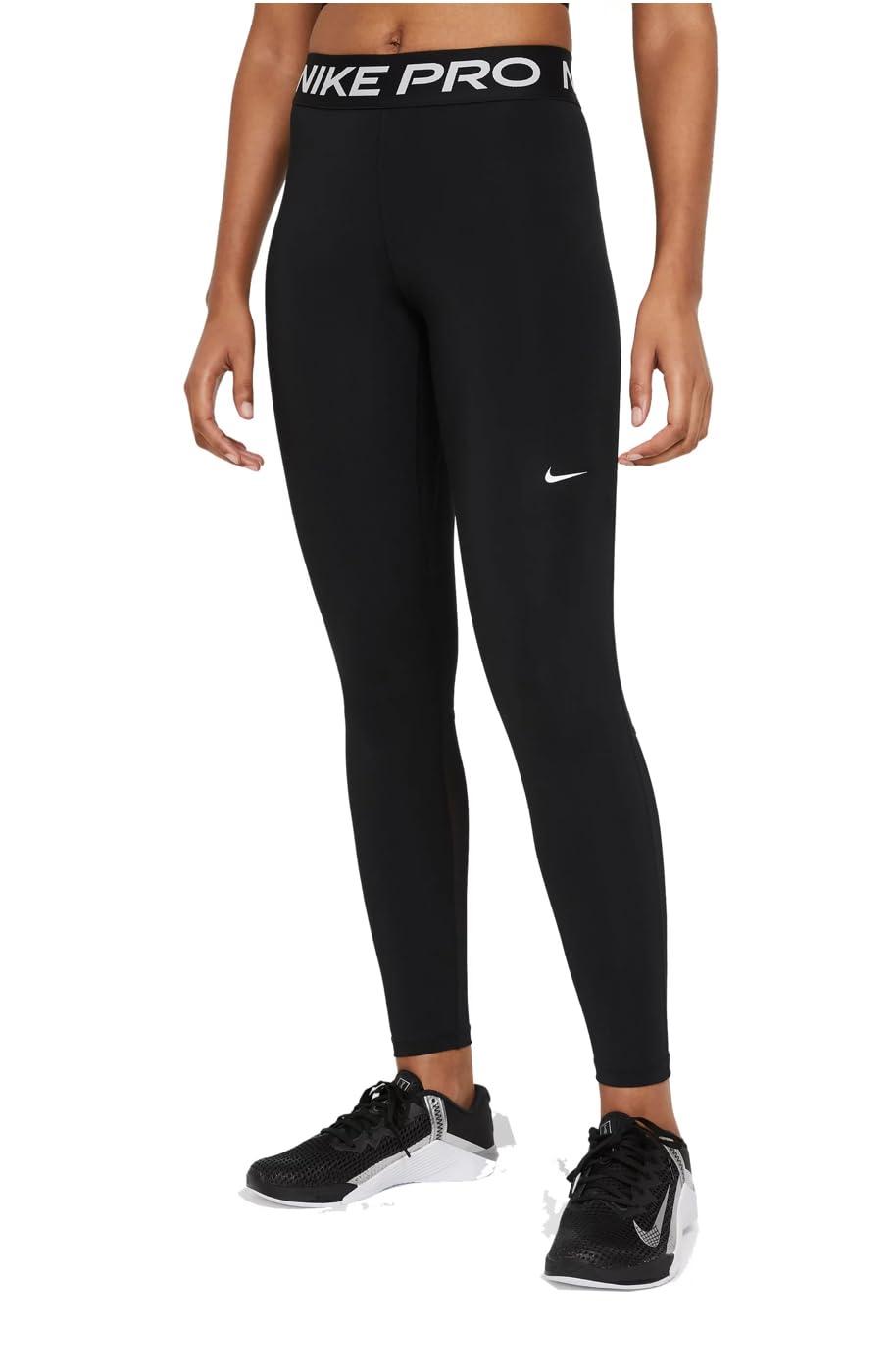 Nike Women's Pro 365 Tights Leggings (as1, Alpha, s, Regular, Regular, Black, Small)