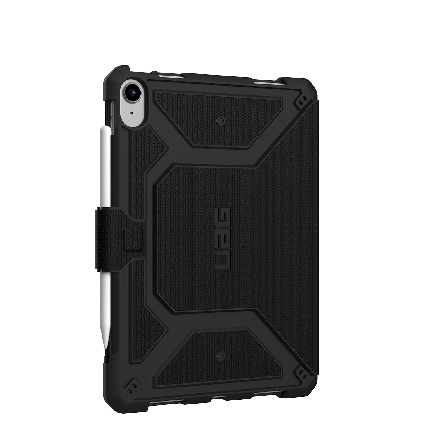 URBAN ARMOR GEAR UAG-IPD10F-BK METROPOLIS (Notebook Type) Shockproof Case for iPad 10.9-Inch (10th Generation/2022), Black