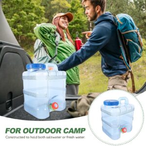 Veemoon Water Jug 10L Camping Water Container -10L Portable Water Storage Camp Water Jug with Spigot, for Outdoor Camping Picnic Emergency Water Storage Water Containers