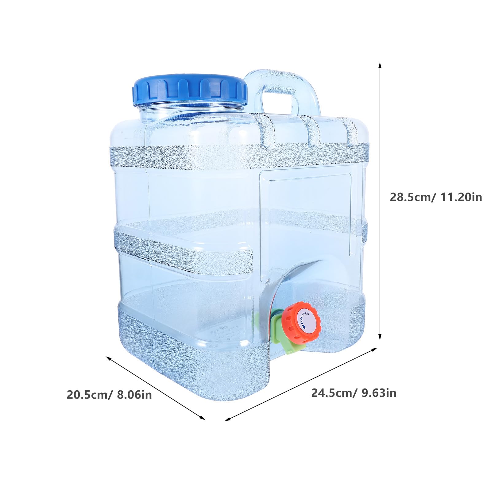 Veemoon Water Jug 10L Camping Water Container -10L Portable Water Storage Camp Water Jug with Spigot, for Outdoor Camping Picnic Emergency Water Storage Water Containers