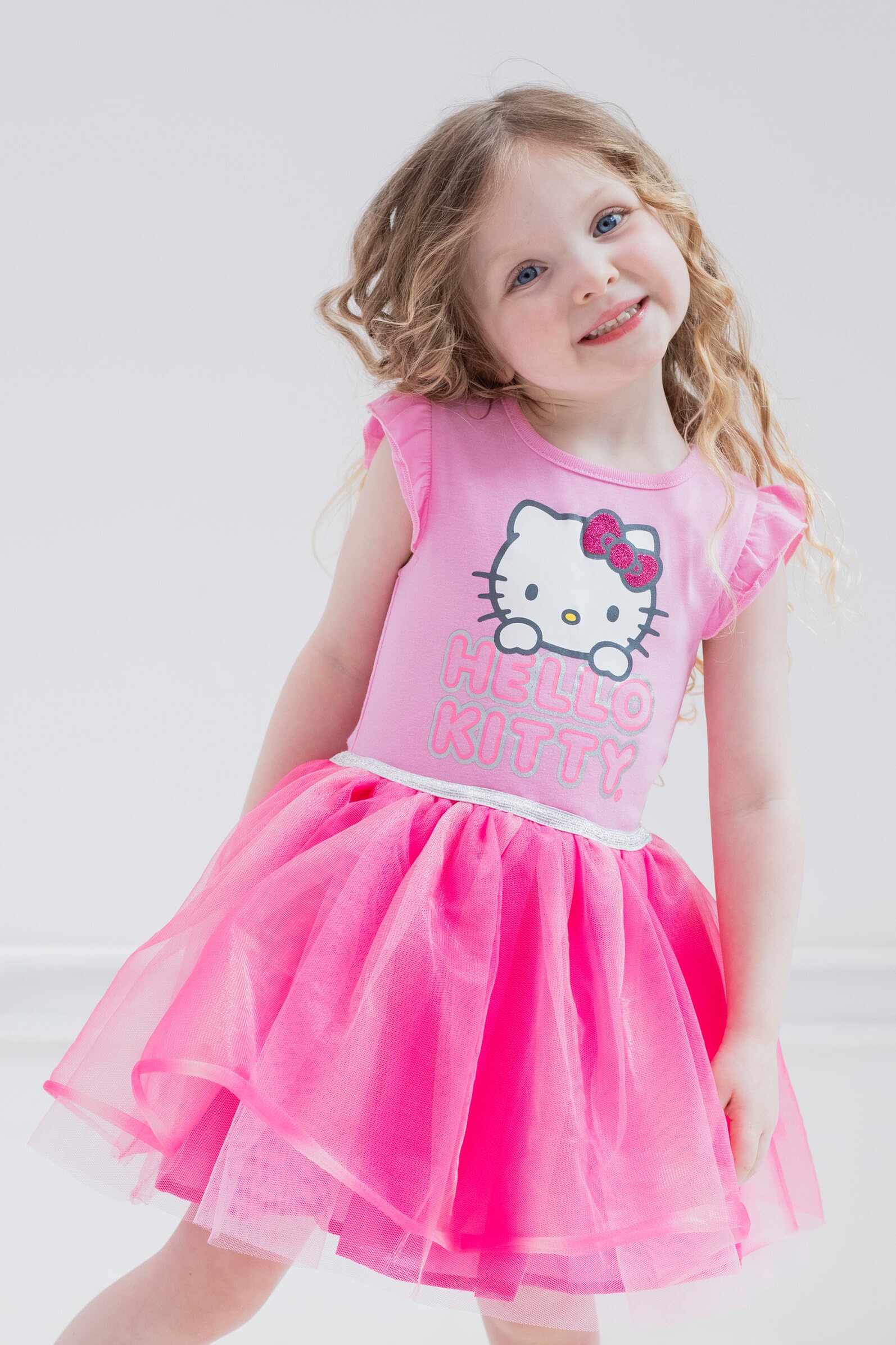 Hello Kitty Big Girls Tulle Dress Pink 14-16