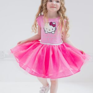 Hello Kitty Big Girls Tulle Dress Pink 14-16