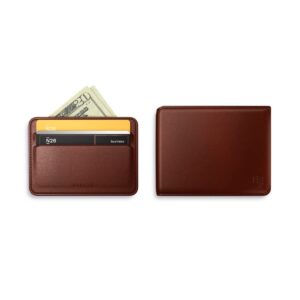 Ekster Magnetic Leather Wallet for Men | LWG-Certified Men's Wallet | Minimalist Wallets | Slim & Modern Bifold Wallet for Quick Card Access (Brown)