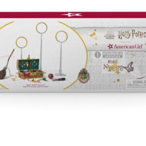 American Girl Harry Potter 18-inch Doll Accessories Hogwarts Quidditch with Trunk, Gear, and House Pennants, For Ages 6+