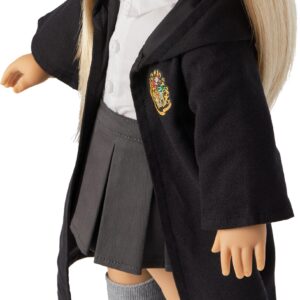 American Girl Harry Potter 18-inch Doll Hogwarts Uniform with Skirt Outfit and Robe Featuring School Crest, For Ages 6+