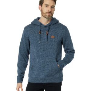 Quiksilver Men's Keller Hood Fleece Top, Navy Blazer Heather 233