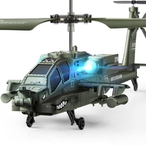 SYMA RC Helicopters, S51H Remote Control Helicopter 2.4GHz Military Army Helicopter Toys for Boys Girls Kids with Altitude Hold, One Key Take Off/Landing, LED Light, Low Battery Reminder