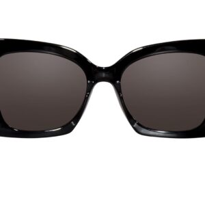 Saint Laurent Women's Sl M119 Blaze Sunglasses, Black, One Size