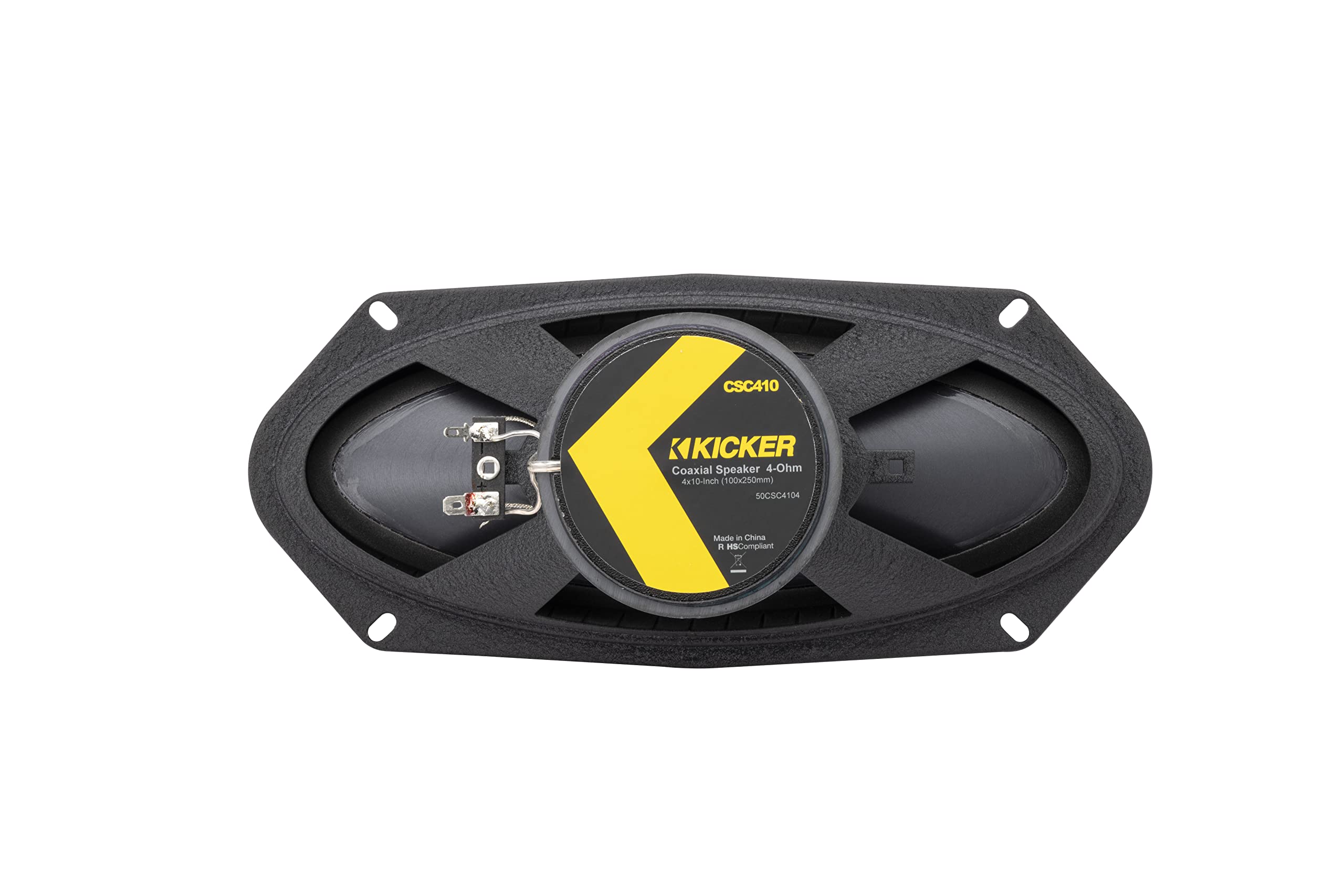 Pair Kicker 50CSC4104 225 Watt 4x10 2-Way Car Audio Speakers 4-Ohm CSC4104