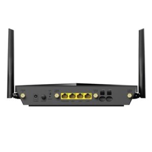 Cudy 4G LTE Cat 12 WiFi Router, LTE Modem Router, Qualcomm Chipset, Dual SIM 4G Cellular Router, AC1200 Dual Band WiFi, 4 Gigabit Ports, OpenVPN, WireGuard, Band Lock, TTL, at Command