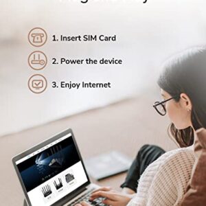 Cudy New 4G LTE Cat 6 WiFi Router, Qualcomm Chipset, LTE Modem Router, Dual SIM 4G Cellular Router, AC1200 Dual Band WiFi, 4 Gigabit Ports, OpenVPN, WireGuard, Band Lock, TTL, at Command