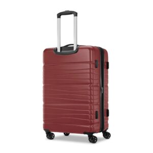 Samsonite Evolve SE Hardside Expandable Luggage with Double Spinner Wheels, Matte Burgundy, 3PC Set (CO/M/L)