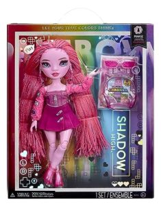 rainbow high shadow high pinkie - pink fashion doll. fashionable outfit & 10+ colorful play accessories. great gift for kids 4-12 years old & collectors