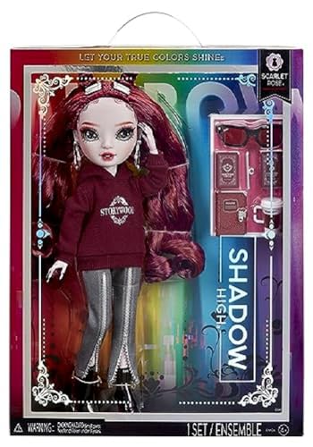 Rainbow High Shadow High Scarlett - Red Fashion Doll. Fashionable Outfit & 10+ Colorful Play Accessories. Great Gift for Kids 4-12 Years Old & Collectors