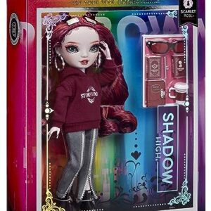 Rainbow High Shadow High Scarlett - Red Fashion Doll. Fashionable Outfit & 10+ Colorful Play Accessories. Great Gift for Kids 4-12 Years Old & Collectors