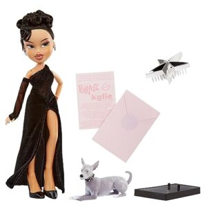 Bratz x Kylie Jenner Night Fashion Doll with Evening Gown, Pet Dog, and Poster