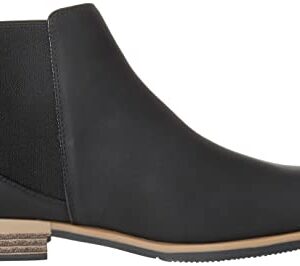 Amazon Essentials Men's Chelsea Boot, Black Faux Leather, 11