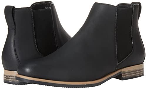 Amazon Essentials Men's Chelsea Boot, Black Faux Leather, 13