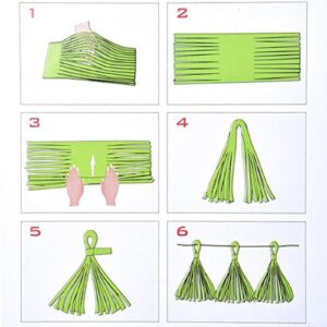 Capesaro Blue Tassel Garland,Tissue Tassel Banner for Baby Showe Boy Party Decorations,Pack of 20