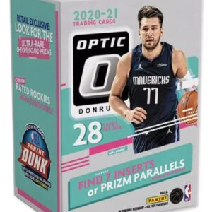 2020-2021 Donruss Optic Basketball Blaster Box - 28 Trading Cards per Box