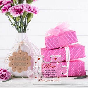 Birthday Gifts for Mom - Engraved Acrylic Block Puzzle Mom Present 4.1 x 3.5 inch - Cool Mom Presents from Daughter, Son, Dad - Heartwarming Mom Birthday Gift, Christmas