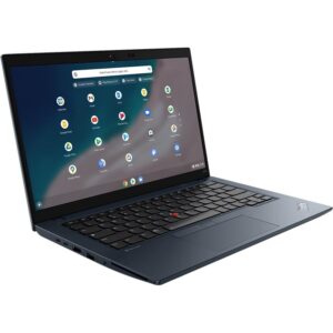 lenovo thinkpad c14 gen 1 21c9000fus 14" chromebook - full hd - 1920 x 1080 - intel core i5 12th gen i5-1245u deca-core (10 core) - 8 gb total ram - 8 gb on-board memory - 256 gb ssd - abyss blue