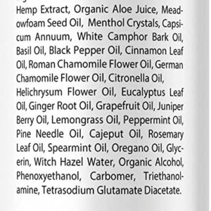 Medical Miracles New Hemp Oil Roll On - Ideal Relief for Muscles, Hips, Joints, Neck, Back, Elbows, Fingers, Hands, and Knees Made in USA (3000mg Roll-On)