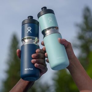 Hydro Flask 20 oz Wide Mouth Sport Cap Stainless Steel Reusable Water Bottle Black - Vacuum Insulated, Dishwasher Safe, BPA-Free, Non-Toxic