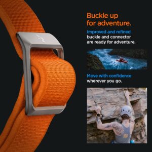 Spigen Lite Fit Ultra Band Designed for Apple Watch Band for Apple Watch Ultra2/Apple Watch Ultra 49mm, Series 9/8/SE2/7/6/SE/5/4/3/2/1 45mm/44mm/42mm Nylon Solo Loop - Orange