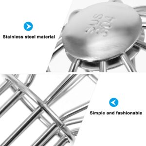 DOITOOL Leaf Filter Gutter Protection - 4inch Anti Clogging Stainless Steel Gutter Strainer - Anti Blocking Outdoor Drain Cover Gutter Guard for Outdoor, Rooftop Terrace