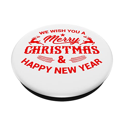 CHRISTMAS DECO NEW YEAR'S EVE GREETINGS WOMENS MENS KIDS PopSockets Swappable PopGrip