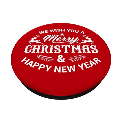 CHRISTMAS DECO NEW YEAR'S EVE GREETINGS WOMENS MENS KIDS PopSockets Swappable PopGrip