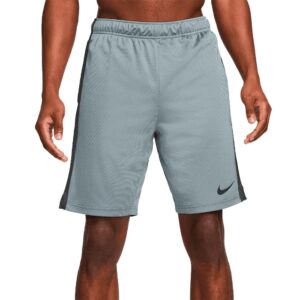 nike men's dri-fit knit hybrid 9" training shorts (as1, alpha, xx_l, regular, regular, gray)