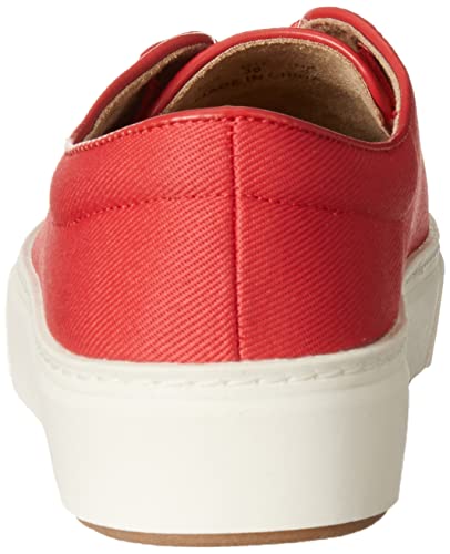 Amazon Essentials Women's Lace Up Sneaker, Red, 9