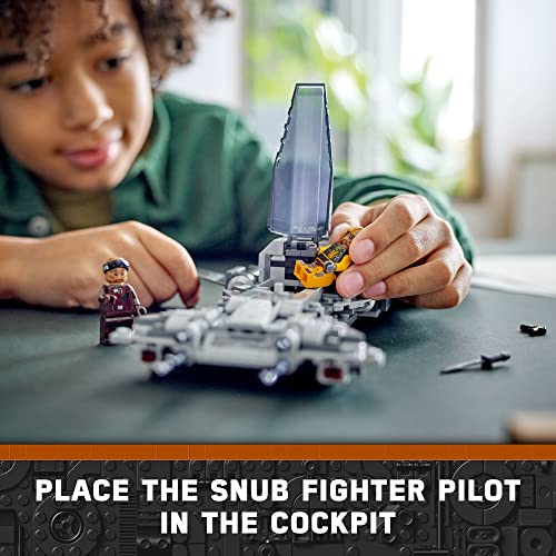 Lego Star Wars Pirate Snub Fighter 75346 Buildable Starfighter Playset Featuring Pirate Pilot and Vane Characters from The Mandalorian Season 3, Birthday Gift Idea for Boys and Girls Ages 8 and up