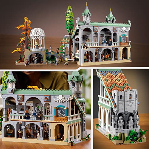 LEGO Icons The Lord of The Rings: Rivendell Building Model Kit for Adults, Construct and Display a Middle-Earth Valley with 15 Minifigures, A Great Gift for LOTR Fans and Movie-Lovers, 10316