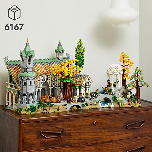 LEGO Icons The Lord of The Rings: Rivendell Building Model Kit for Adults, Construct and Display a Middle-Earth Valley with 15 Minifigures, A Great Gift for LOTR Fans and Movie-Lovers, 10316