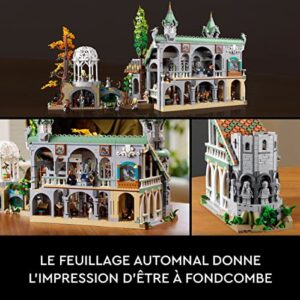 LEGO Icons The Lord of The Rings: Rivendell Building Model Kit for Adults, Construct and Display a Middle-Earth Valley with 15 Minifigures, A Great Gift for LOTR Fans and Movie-Lovers, 10316