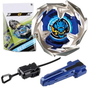 Bey Battling Blade X BX-01 Dran Sword with Spinning Gyro Launcher and Handle Grip Battling Tops Game Gifts for Kids Boys Children - Blue