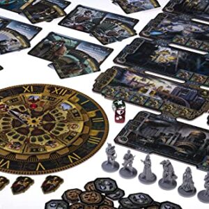 City of The Great Machine Board Game | 1-4 Players | Ages 14 and up | Steampunk | One-vs-Many | Hidden Movement | Cooperative & Solo | Average Playtime 45-90 min