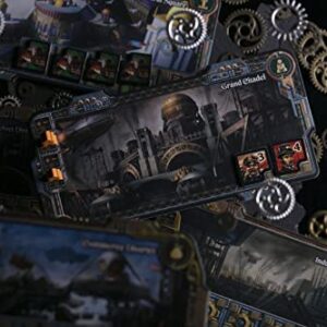 City of The Great Machine Board Game | 1-4 Players | Ages 14 and up | Steampunk | One-vs-Many | Hidden Movement | Cooperative & Solo | Average Playtime 45-90 min