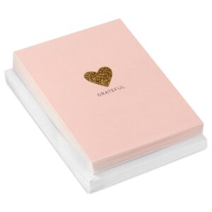 Hallmark Blank Cards, Grateful Heart (20 Cards with Envelopes)