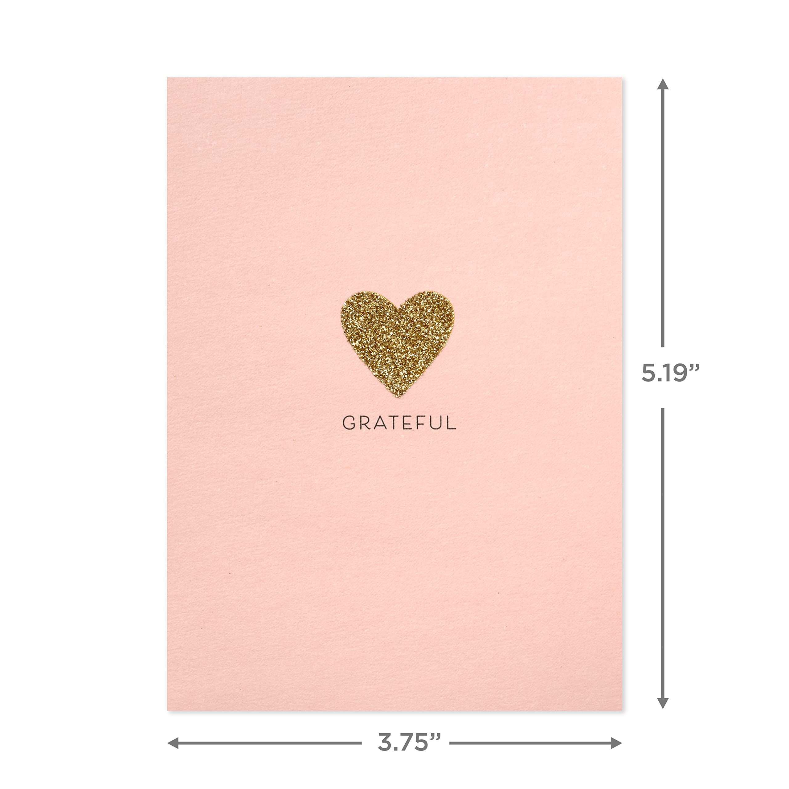 Hallmark Blank Cards, Grateful Heart (20 Cards with Envelopes)