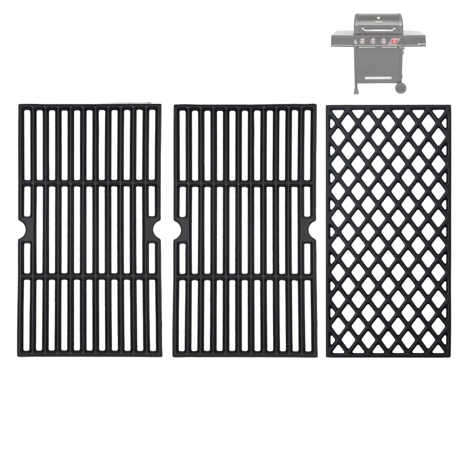 BBQration 70-01-911 Grill Grate for Dyna-Glo 4-Burner Gas Grill DGH450CRP DGH450CRN-D DGH450CRP DGH450CRN DGH451CRP DGH451CRP-D Cooking Grate for Dyna Glo Grill Replacement Parts