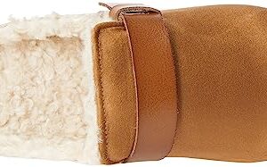 Amazon Essentials Women's Shearling Mule, Tan Suede, 7.5